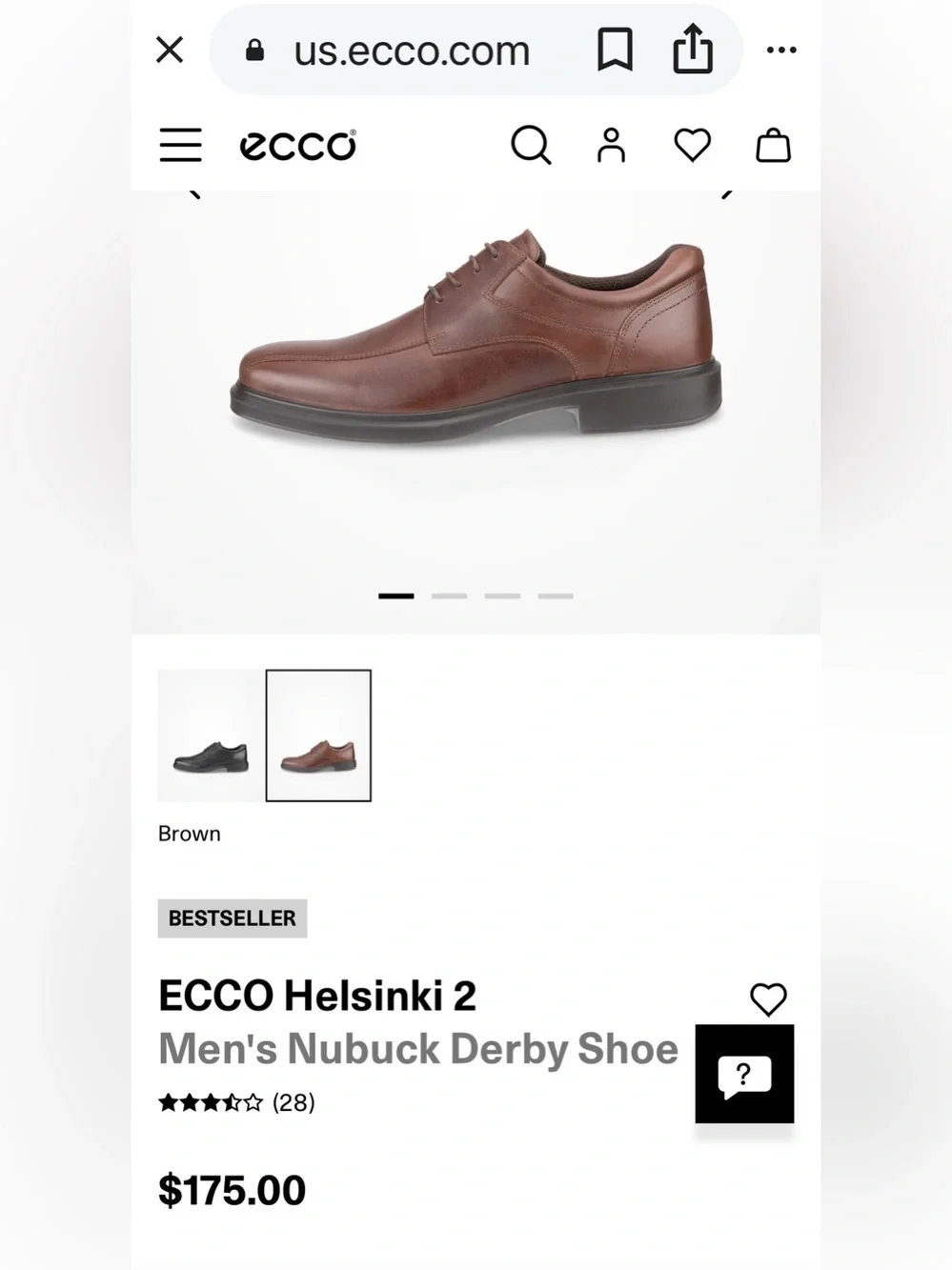 Men’s ECCO HELSINKI 2 Derby shoe